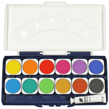 DONAU Farbkasten 12er + Deckweiß von DONAU