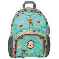 DONAU Kindergartenrucksack Affe Kunstfaser hellblau DONAU Kindergartenrucksack Affe Kunstfaser hellblau von DONAU