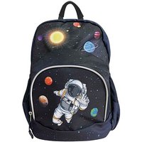 DONAU Kindergartenrucksack Astronaut Kunstfaser blau von DONAU