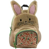 DONAU Kindergartenrucksack Hase Kunstfaser braun von DONAU