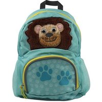 DONAU Kindergartenrucksack Löwe Kunstfaser blau von DONAU