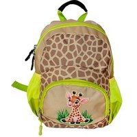 DONAU Kindergartenrucksack Mini Giraffe Kunstfaser braun/gelb von DONAU