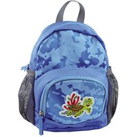 DONAU Kindergartenrucksack Mini Schildkröte Kunstfaser blau/camouflage von DONAU