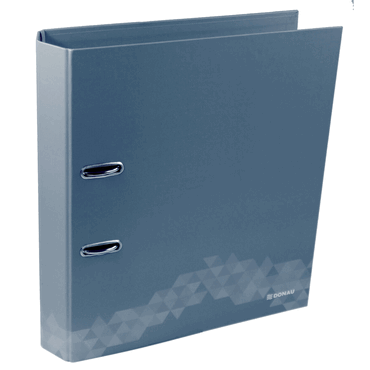 DONAU Ordner FLIP - A4 75 mm faltbar dunkelgrau. von DONAU