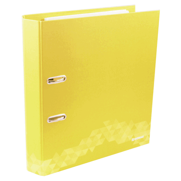 DONAU Ordner FLIP - A4 75 mm faltbar gelb. von DONAU
