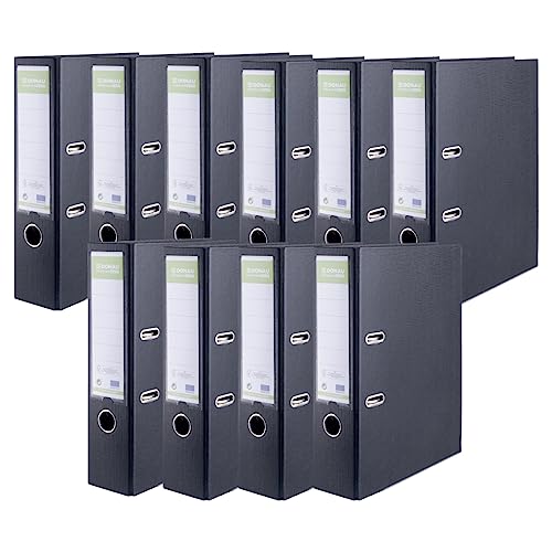 DONAU Ordner PREMIUM MAXI FSC 10er Pack/Breit/DIN A4 8 cm/Schwarz/Kunststoffbezug PP/Carton/Aktenordner Briefordner Büroordner Pappordner Schlitzordner Verstärkungsband/Made in EU DONAU Ordner PREMIUM MAXI FSC 10er Pack/Breit/DIN A4 8 cm/Schwarz/Kunststoffbezug PP/Carton/Aktenordner Briefordner Büroordner Pappordner Schlitzordner Verstärkungsband/Made in EU von DONAU
