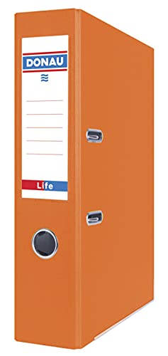 DONAU PREMIUM 25er Pack Ordner A4/75mm/7,5 cm/Orange Neon Kunststoffbezug PP/Papier/Schlitzordner Büroordner Aktenordner Metall Kantenschutz/ideal für Büro und Schule/Grüne Punkt 3969001PL-12 DONAU PREMIUM 25er Pack Ordner A4/75mm/7,5 cm/Orange Neon Kunststoffbezug PP/Papier/Schlitzordner Büroordner Aktenordner Metall Kantenschutz/ideal für Büro und Schule/Grüne Punkt 3969001PL-12 von DONAU
