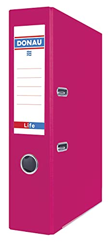 DONAU PREMIUM 25er Pack Ordner A4/75mm/7,5 cm/Rosa Neon Kunststoffbezug PP/Papier/Schlitzordner Büroordner Aktenordner Metall Kantenschutz/ideal für Büro und Schule/Grüne Punkt DONAU PREMIUM 25er Pack Ordner A4/75mm/7,5 cm/Rosa Neon Kunststoffbezug PP/Papier/Schlitzordner Büroordner Aktenordner Metall Kantenschutz/ideal für Büro und Schule/Grüne Punkt von DONAU