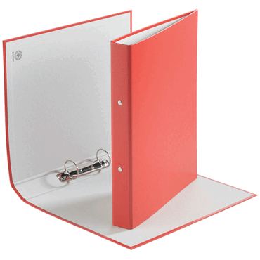 DONAU Ringmappe A4 2-Ring 30mm rot. von DONAU