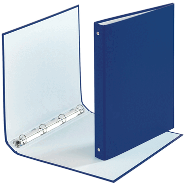 DONAU Ringmappe A4 4-Ring 20mm blau. von DONAU