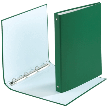 DONAU Ringmappe A4 4-Ring 20mm grün. von DONAU
