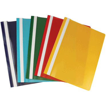 DONAU Schnellhefter A4 Polypropylen 10 Stück sortiert. von DONAU