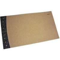 DONAU Schreibtischunterlage hellbraun Recyclingleder/Filz 40,0 x 60,0 cm, 1 St. von DONAU
