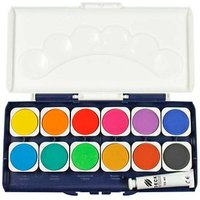 DONAU Wasserfarbkasten 12 Farben von DONAU