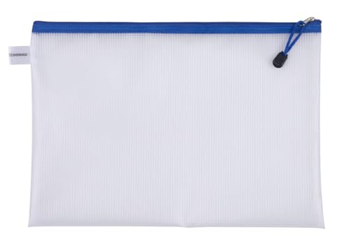 DONAU Zipper Bag Tasche, A4 Reißverschlusstaschen, Document Bag with Zip 343x246 mm, EVA, Zipper Tasch Mit Reißverschluss 24Stk, Blau DONAU Zipper Bag Tasche, A4 Reißverschlusstaschen, Document Bag with Zip 343x246 mm, EVA, Zipper Tasch Mit Reißverschluss 24Stk, Blau von DONAU
