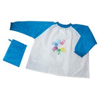 DONAU unisex Kinder Malschürze blau Einheitsgröße 1 St. von DONAU