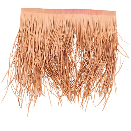 DONFAMDS 1 Stück Simulierter Grasrock Fiesta dekorativ Luau-Tischrock Aha bunt Hawaii Party Dekoration Room Decoration Hawaiian Accessory Hawaii-Dekorationen Luau-Partyzubehör von DONFAMDS