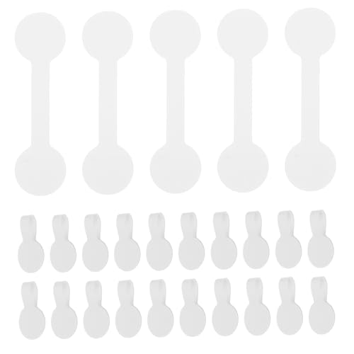 DONFAMDS 100 Stück Selbstklebende Schmuckpreisschilder Weiße Etiketten für Ringe und Armbänder Handbeschriftbare Etiketten für Schmuckpräsentation und Organisation DONFAMDS 100 Stück Selbstklebende Schmuckpreisschilder Weiße Etiketten für Ringe und Armbänder Handbeschriftbare Etiketten für Schmuckpräsentation und Organisation von DONFAMDS