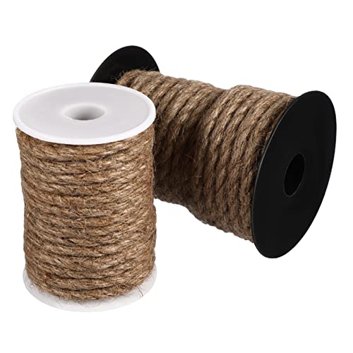 DONFAMDS 2 Rollen DIY Bastelschnur Juteseil für Kreative Projekte Vielseitig Einsetzbar für Dekoration Gartenarbeit und DONFAMDS 2 Rollen DIY Bastelschnur Juteseil für Kreative Projekte Vielseitig Einsetzbar für Dekoration Gartenarbeit und von DONFAMDS