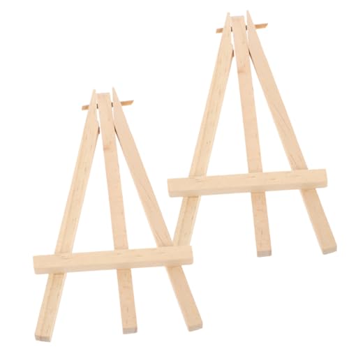 DONFAMDS 2Stücke Mini Holz Staffelei Klappbare Tischstaffelei für Karten Fotos und Dekoration Exquisites Design für Schlafzimmer Wohnzimmer und Ausstellungsräume DONFAMDS 2Stücke Mini Holz Staffelei Klappbare Tischstaffelei für Karten Fotos und Dekoration Exquisites Design für Schlafzimmer Wohnzimmer und Ausstellungsräume von DONFAMDS