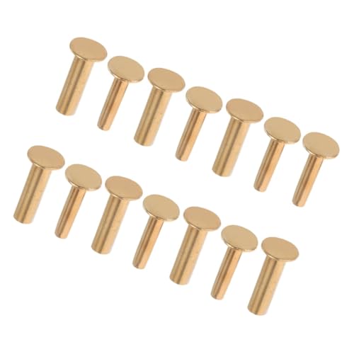 DONFAMDS 7 Paar Biege Nieten Messer Machen Griff Stifte Messergriff Griff Bolzen Nieten Schraubenverschluss DIY -material Für Cashly Nieterersatz DONFAMDS 7 Paar Biege Nieten Messer Machen Griff Stifte Messergriff Griff Bolzen Nieten Schraubenverschluss DIY -material Für Cashly Nieterersatz von DONFAMDS