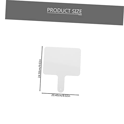 DONFAMDS Doppelseitiges Whiteboard Handliches Schreibtafel für Schüler Abwischbares Unterrichts Answer Paddle Teiliges Scoreboard Kit für Spiele und Sportveranstaltungen von DONFAMDS