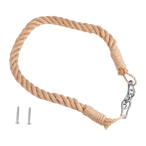 DONFAMDS Handgemachter Vintage Toilettenpapierhalter Juteseil mit Metallzubehör Wandmontage Vielseitig Einsetzbar als Handtuchhalter für Stilvolle Badezimmer Dekoration DONFAMDS Handgemachter Vintage Toilettenpapierhalter Juteseil mit Metallzubehör Wandmontage Vielseitig Einsetzbar als Handtuchhalter für Stilvolle Badezimmer Dekoration von DONFAMDS