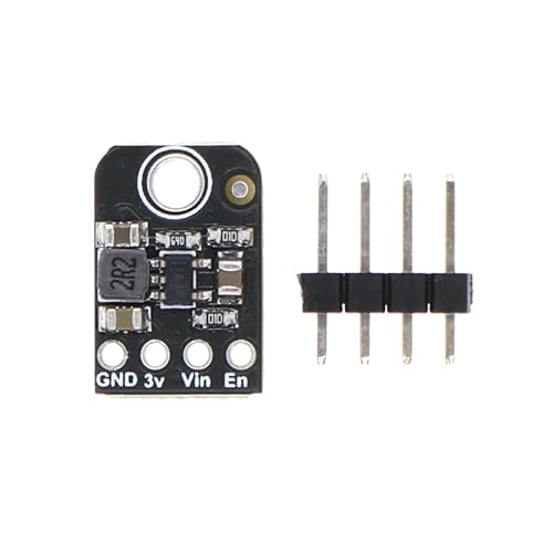 DC Buck Voltage Converter, MRB062A TLV62569 DC-DC 3.4V-5.5V auf 3.3V 1.2A Hocheffizienter Abwärtswandler Step Down Power Supply Module mit XH2.54-4P-Stecker von DONGKER