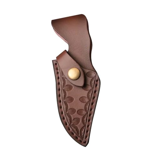 DONGKER Leder Messer Scheide, 6,3 Zoll Gerade Messerscheide, Messertache für Gürtel mit Gürtelschnalle für Messer mit 7,5 cm Klingenlänge und 3,5 cm Breite DONGKER Leder Messer Scheide, 6,3 Zoll Gerade Messerscheide, Messertache für Gürtel mit Gürtelschnalle für Messer mit 7,5 cm Klingenlänge und 3,5 cm Breite von DONGKER