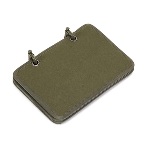 Patch Board, 4er-Pack Flip-Page Patchbuch, Mini Display Panel Halter mit abnehmbaren Ringbüchern für Klett-Patch-Sammlungen, 10,6" x 7,1" von DONGKER