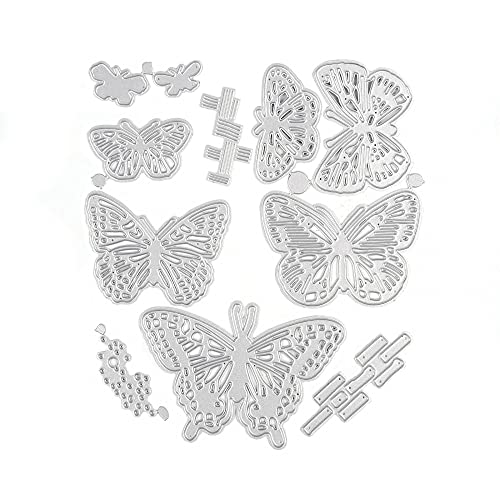 Schmetterling Stanzschablone, Silikon Stempel/Metall Stanzen Stanzformen für DIY, Scrapbooking, Fotoalbum, Dekorative Kunsthandwerk von DONGKER