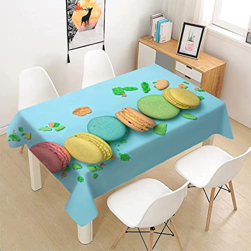 Macaron Abwaschbar Tischdecke Rechteckig Wasserabweisend Fleckschutz Polyester Tischdecken Pflegeleicht, Dekorative Tischdecke Outdoor für Esstisch Partys Camping, 140x240cm Macaron Abwaschbar Tischdecke Rechteckig Wasserabweisend Fleckschutz Polyester Tischdecken Pflegeleicht, Dekorative Tischdecke Outdoor für Esstisch Partys Camping, 140x240cm von DONGSHAN