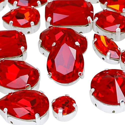 DONGZHOU Glitzersteine Zum Aufnähen mit Klaue Einstellung Nähen auf Strass Flatback Edelsteine Glas-Strasssteine für Schmuck machen DIY Handwerk Kleidung Schuhe Hochzeit Dekoration 82Stück,Licht Siam DONGZHOU Glitzersteine Zum Aufnähen mit Klaue Einstellung Nähen auf Strass Flatback Edelsteine Glas-Strasssteine für Schmuck machen DIY Handwerk Kleidung Schuhe Hochzeit Dekoration 82Stück,Licht Siam von DONGZHOU