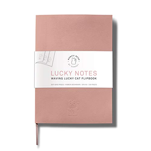 Donkey Products Maneki Neko Lucky Notes, Notizbuch, Daumenkino, Notiz Buch, Gelb, DIN A5, 400343 Donkey Products Maneki Neko Lucky Notes, Notizbuch, Daumenkino, Notiz Buch, Gelb, DIN A5, 400343 von DONKEY