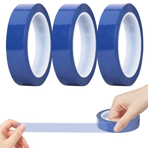 3 Rollen Klebeband Hitzebeständig,Duct Tape,Wärmeband für Sublimation,Hitzebeständiges Klebeband,Hochtemperaturband keine Rückstände Thermotransferband für Elektronik Leiterplatte(Blau 20mm × 33m) 3 Rollen Klebeband Hitzebeständig,Duct Tape,Wärmeband für Sublimation,Hitzebeständiges Klebeband,Hochtemperaturband keine Rückstände Thermotransferband für Elektronik Leiterplatte(Blau 20mm × 33m) von DONOONIS