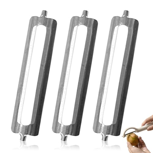 3 Stück Messer Aufsatz zum Schälen,Sparschäler Tupper,Turbo Schäler,Potato Peeler,Gemüseschäler,Ersatzklingen für Spargelschäler Tupperware Ersatzklinge, Microplane Schäler für Obst und Gemüse 3 Stück Messer Aufsatz zum Schälen,Sparschäler Tupper,Turbo Schäler,Potato Peeler,Gemüseschäler,Ersatzklingen für Spargelschäler Tupperware Ersatzklinge, Microplane Schäler für Obst und Gemüse von DONOONIS
