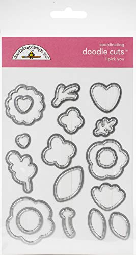 DOODLEBUG DESIGN INC. 619523 Doodle CUTS, I Pick You, Love Notes, Einheitsgröße von Doodlebug