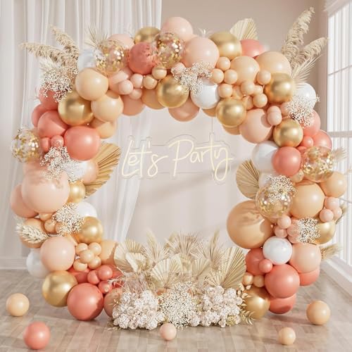 Luftballon Girlande Roségold nackt Luftballon Girlande Roségold nackt von DOOFE