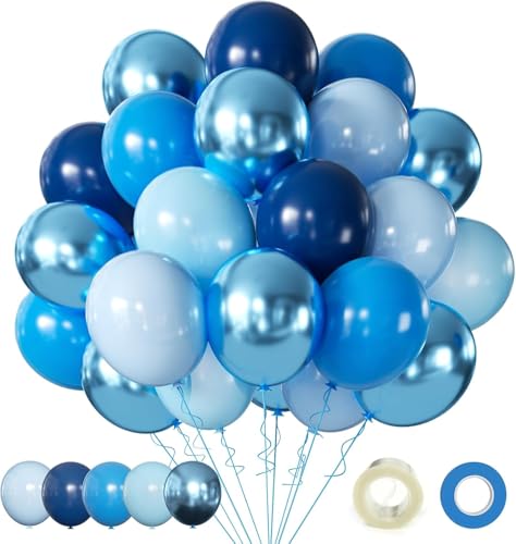 Metallic Blue Balloons Metallic Blue Balloons von DOOFE