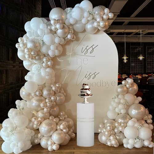 Pearl White Ballon Bogen Kit Pearl White Ballon Bogen Kit von DOOFE