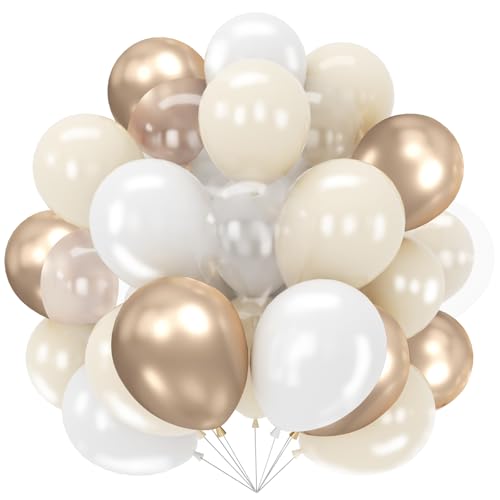 Transparente Champagner-Gold-Luftballons von DOOFE