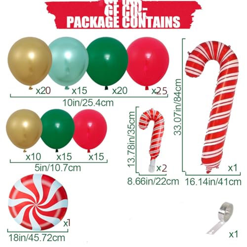Weihnachtsballons Dekoration von DOOFE