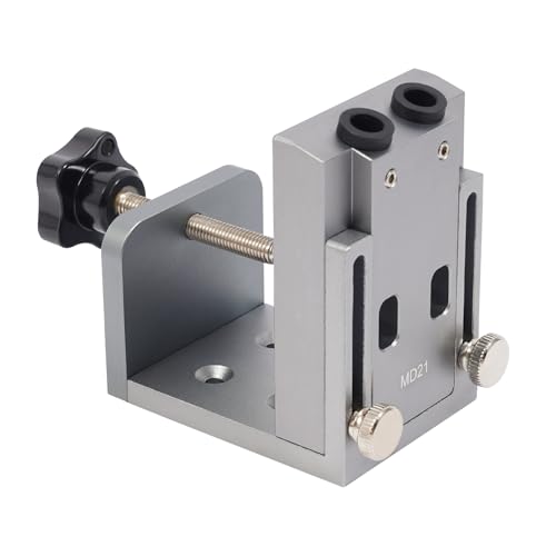 DOPBENT 9mm Bohrschablone Praktische, Pocket Hole Jig Kit, Doweling Jig Kit, Self Centering Dowel Jig Jig Drill Guide Puncher Locator, für die Holzbearbeitung, Bohren und Markieren DOPBENT 9mm Bohrschablone Praktische, Pocket Hole Jig Kit, Doweling Jig Kit, Self Centering Dowel Jig Jig Drill Guide Puncher Locator, für die Holzbearbeitung, Bohren und Markieren von DOPBENT