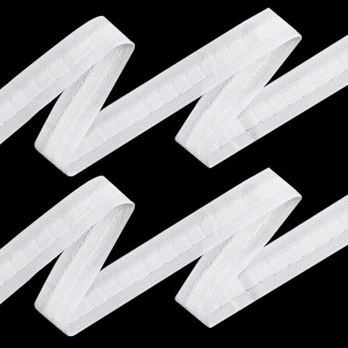 DOPENSPI Gardinenband Kräuselband 28M x 2.4CM, Weiß Vorhangband Polyester Universalband Reihband Vorhang Faltenband Gardinen Kräuselband zum Aufnähen Überschrift Band für Gardine Haken Weiß DOPENSPI Gardinenband Kräuselband 28M x 2.4CM, Weiß Vorhangband Polyester Universalband Reihband Vorhang Faltenband Gardinen Kräuselband zum Aufnähen Überschrift Band für Gardine Haken Weiß von DOPENSPI