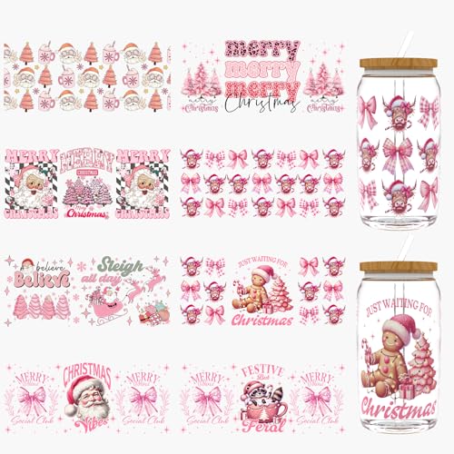 DORSBABY 8 Blatt UV-DTF-Becher (Rosa) von DORSBABY