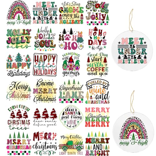 Dorsbaby 48 Blatt Weihnachtsanhänger Transferpapier (Dear Christmas) von DORSBABY
