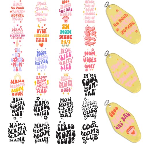 Dorsbaby 48 Stück Mama UV DTF Cup Wrap Transferpapier für DIY Motel Schlüsselanhänger UV DTF Transferpapier für Schlüsselanhänger Persönliches Zubehör Hochviskos UV DTF Cup Wrap Dorsbaby 48 Stück Mama UV DTF Cup Wrap Transferpapier für DIY Motel Schlüsselanhänger UV DTF Transferpapier für Schlüsselanhänger Persönliches Zubehör Hochviskos UV DTF Cup Wrap von DORSBABY