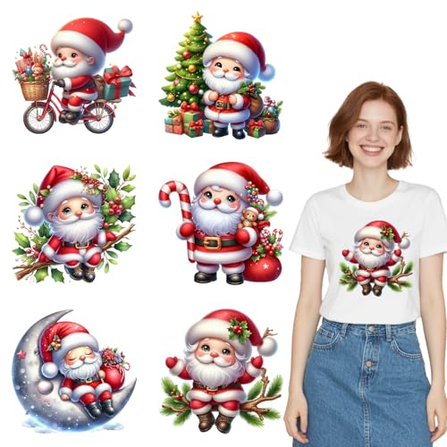 Dorsbaby 6 Bögen Bügelbilder (Weihnachtsmann) von DORSBABY