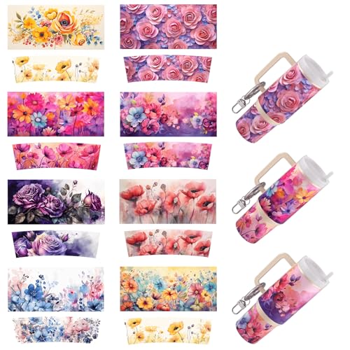 Dorsbaby 8 Stück Blumen und Schmetterlinge UV DTF Cup Wrap Transferpapier für DIY Schlüsselanhänger UV DTF Transferpapier für Schlüsselanhänger Persönliches Zubehör Hohe Viskosität UV DTF Cup Wrap Dorsbaby 8 Stück Blumen und Schmetterlinge UV DTF Cup Wrap Transferpapier für DIY Schlüsselanhänger UV DTF Transferpapier für Schlüsselanhänger Persönliches Zubehör Hohe Viskosität UV DTF Cup Wrap von DORSBABY