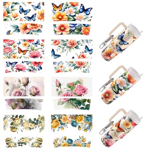 Dorsbaby 8 x UV-DTF-Becher-Wrap-Transferpapier für DIY-Tassen-Typ, Schlüsselanhänger, UV-DTF-Transferpapier für Schlüsselanhänger, persönliches Zubehör, hohe Viskosität, UV-DTF-Becherwickel Dorsbaby 8 x UV-DTF-Becher-Wrap-Transferpapier für DIY-Tassen-Typ, Schlüsselanhänger, UV-DTF-Transferpapier für Schlüsselanhänger, persönliches Zubehör, hohe Viskosität, UV-DTF-Becherwickel von DORSBABY